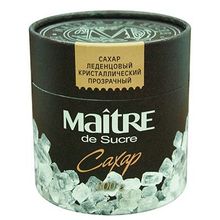 Сахар Мэтр (Maitre) леденцовый прозрачный кристаллический в тубе 300гр