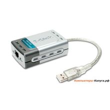 Адаптер D-Link DUB-E100 адаптер Fast Ethernet для шины USB 2.0