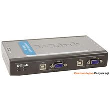 KVM-переключатель D-Link DKVM-4U 4-портовый переключатель KVM с портами USB