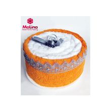 Махровые сладости - Торт из полотенец Апельсиновый