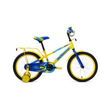 Велосипед Forward Meteor 18 сине-желтый (2018)