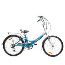 Велосипед двухколесный Байкал АВТ-2412 голубой