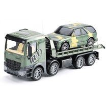 Радиоуправляемый грузовик-трейлер + джип CityTruck 1:24 Zhoule Toys 553-B4