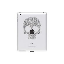 Декоративная наклейка на заднюю крышку iPad 2 и iPad 3 Ozaki iCoat Relief Skeleton (IC830SK)