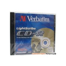 Диски CD-R 80min 700Mb Verbatim  52x  Jewel  LIGHTSCRIBE  &lt;43537&gt;