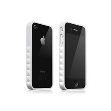 More Glam Rocka (белый) - бампер для iPhone 4
