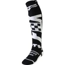 Носки Fox FRI Czar Thin Sock Black White, Размер S