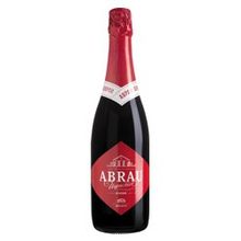 Игристое Вино Абрау, 0.750 л., 10.0-12.0%, полусладкое, красное, 12
