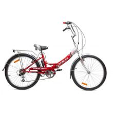 Велосипед двухколесный Байкал АВТ-2412 красный