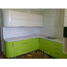 Кухонный гарнитур "Бело-зеленый" на заказ