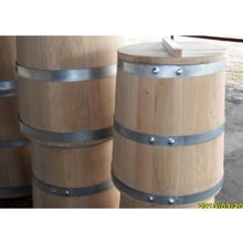 Кадка деревянная дубовая с крышкой и гнетом объемом 25 литров